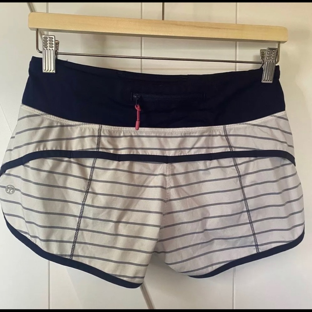 Lululemon quiet stripe speed shorts 4